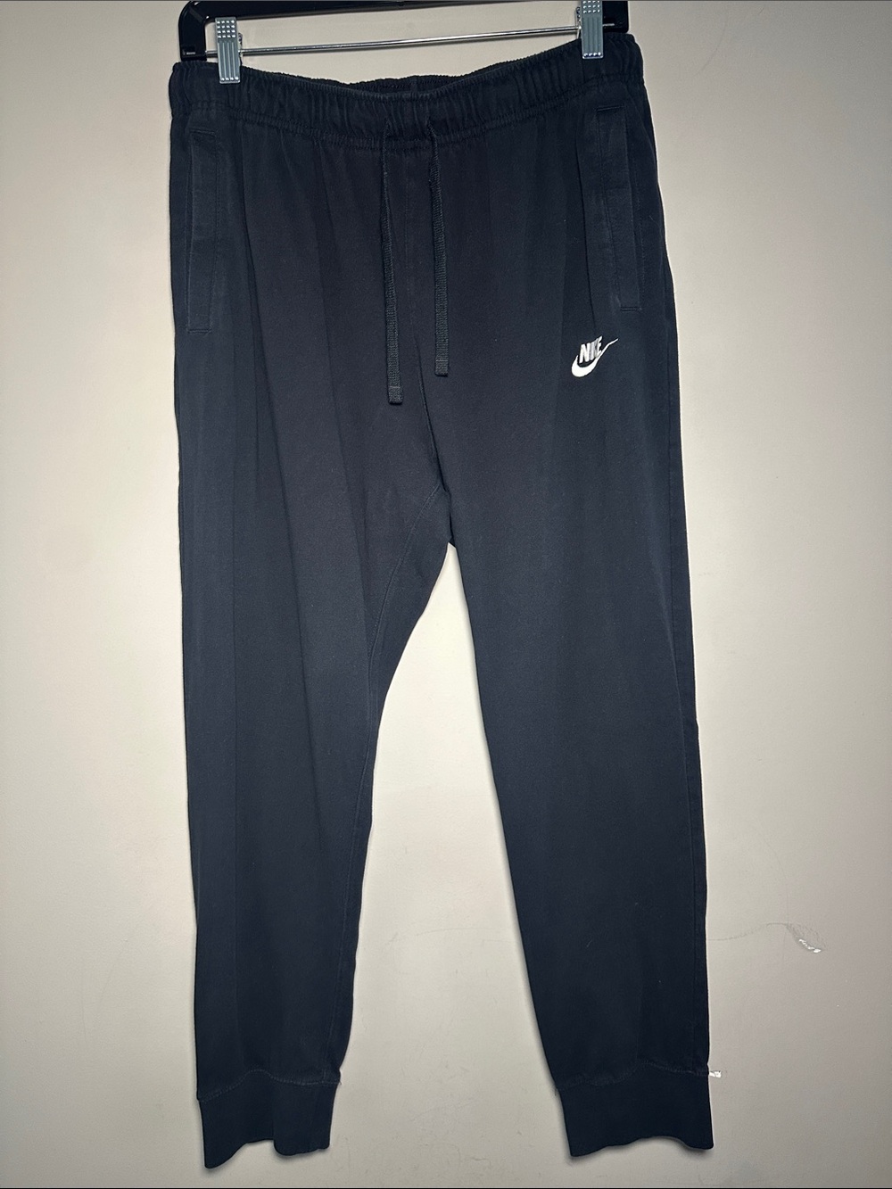 Nike Black Sweat Joggers with Back Pocket and drawstrings